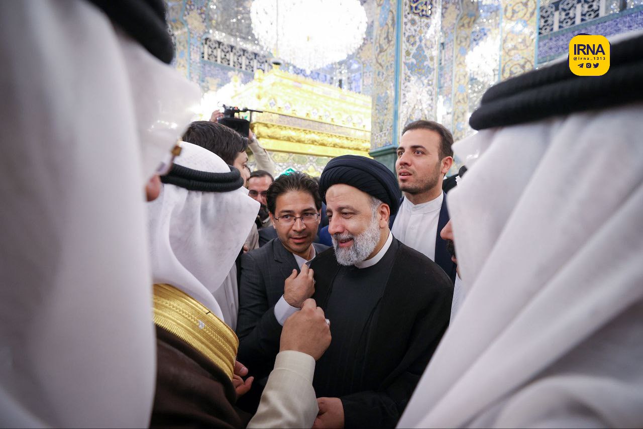  استقبال مردم و علمای سوریه از رئیس جمهور 