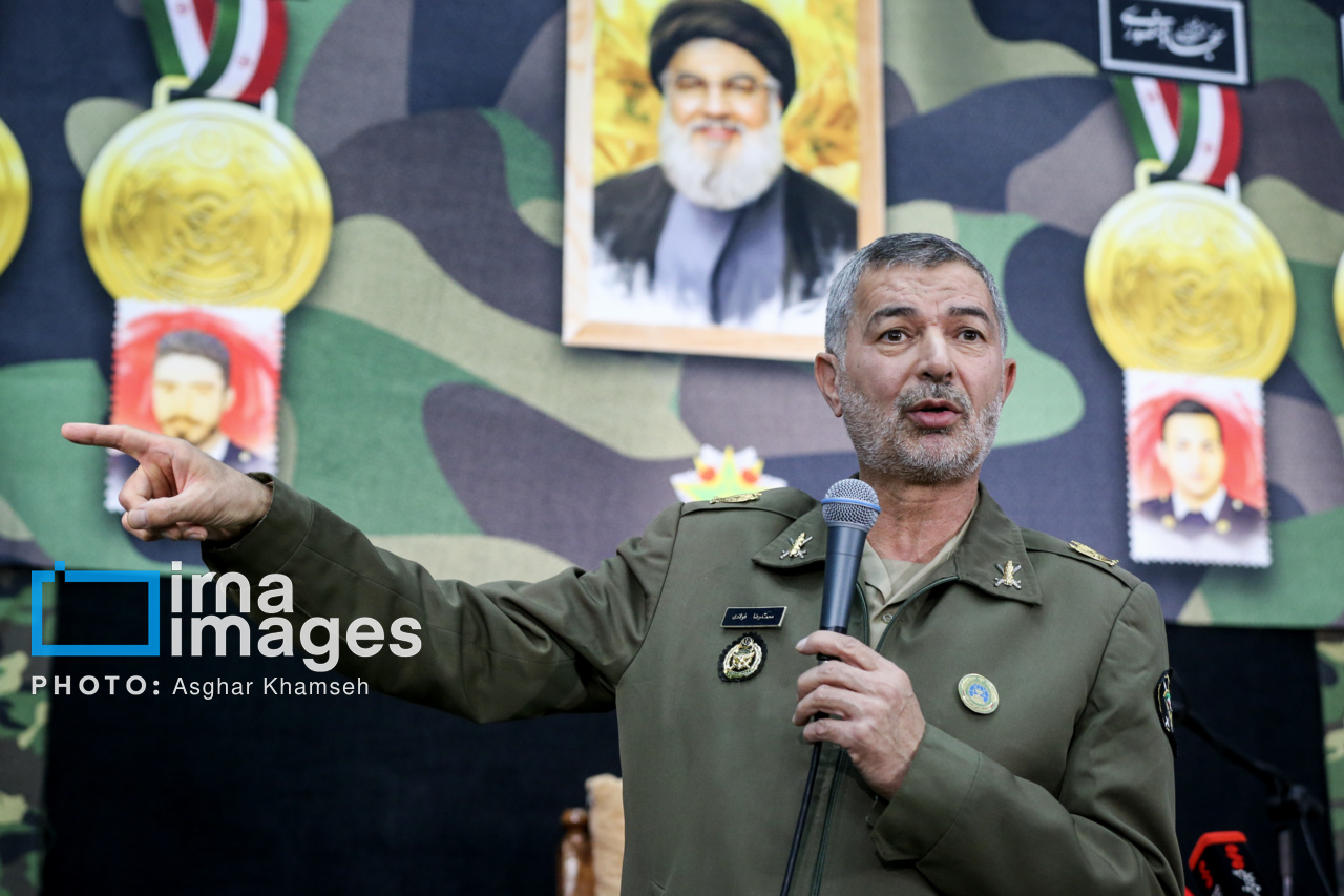 مراسم گرامیداشت شهدای قدس پدافند نیروهای هوایی ارتش