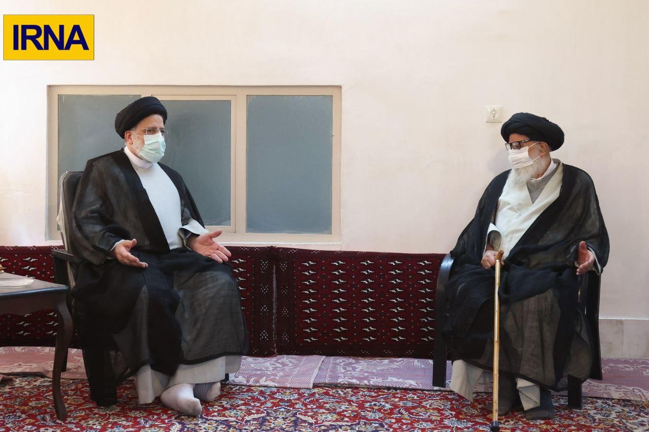 دیدار رئیس جمهور با آیت الله مرتضوی