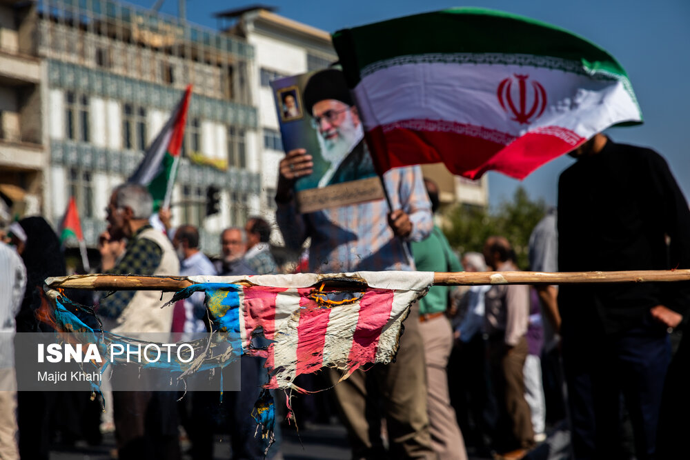 راهپیمایی حمایت از مردم غزه - تهران