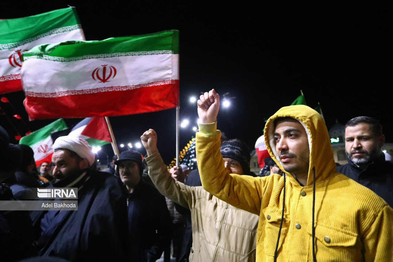 تجمع مردم ایران در محکومیت حمله تروریستی کرمان