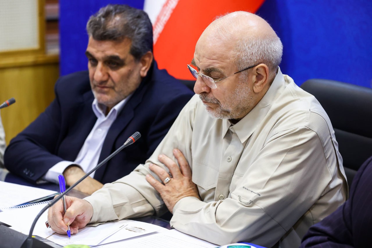 قالیباف در جلسه اقتصادی در سمنان