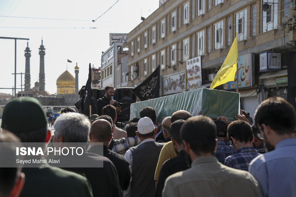 تشییع پیکر مطهر شهید مدافع حرم محمد صابر امیری