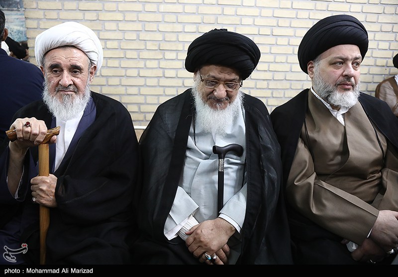  مراسم ترحیم و بزرگداشت همسر آیت‌الله سیستانی در قم