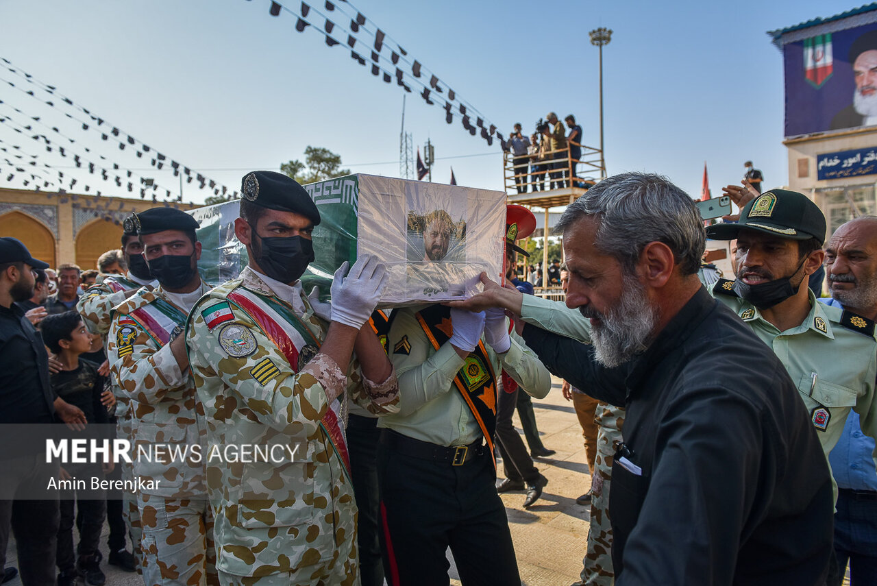 تشییع پیکر شهید «رضا زارع‌ مویدی»