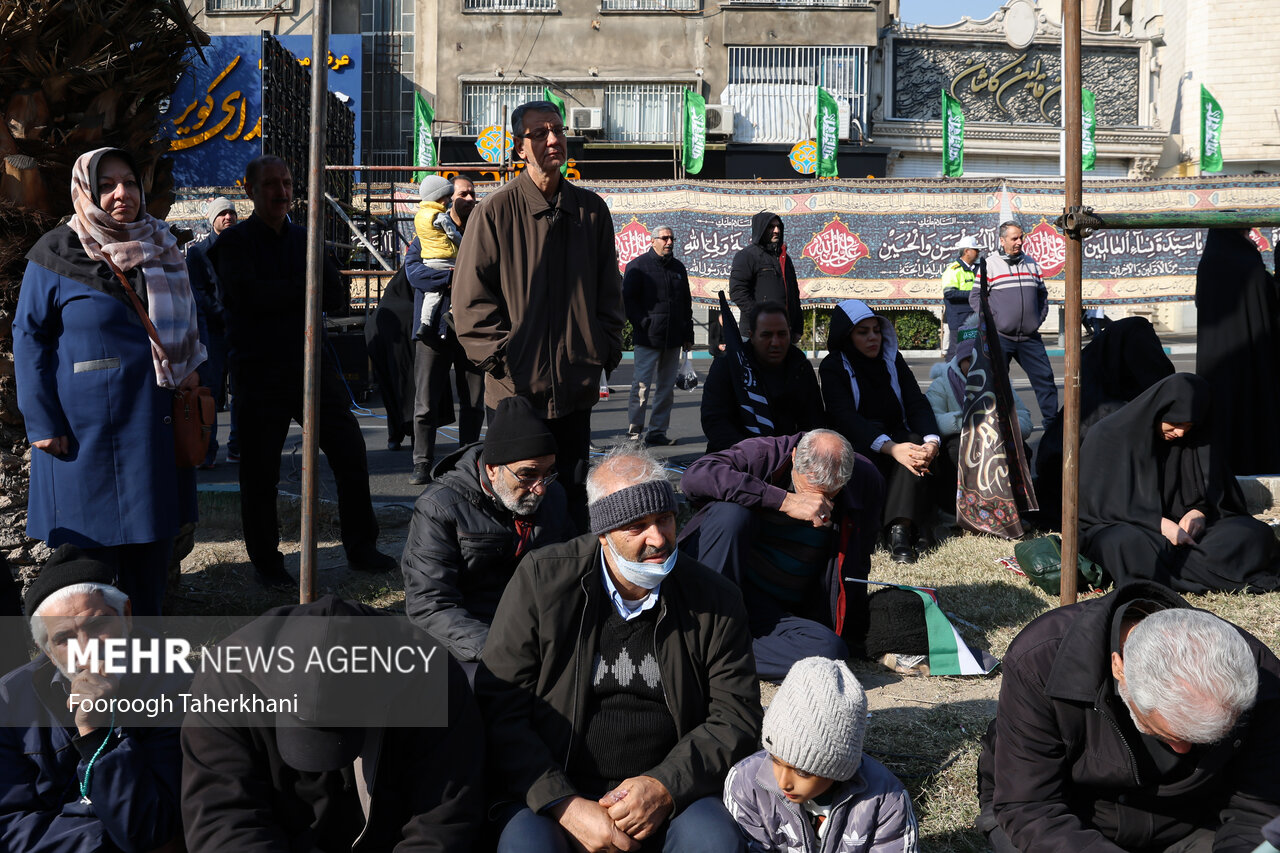 اجتماع بزرگ هیئت های فاطمی در میدان هفت تیر