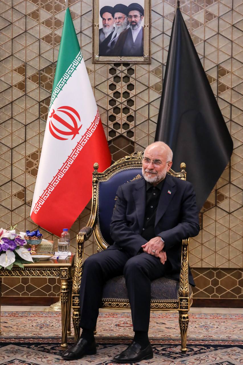 دیدار عضو ارشد جنبش امل لبنان با قالیباف