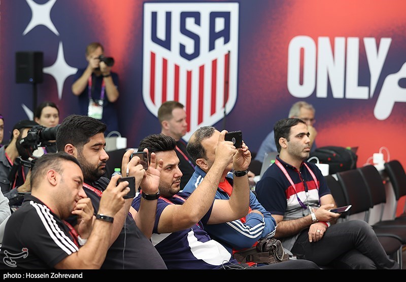 تمرین تیم ملی آمریکا 