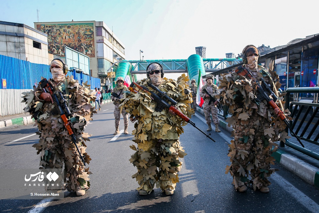 رزمایش ۵۰‌‌ هزار نفری بسیجیان در تهران