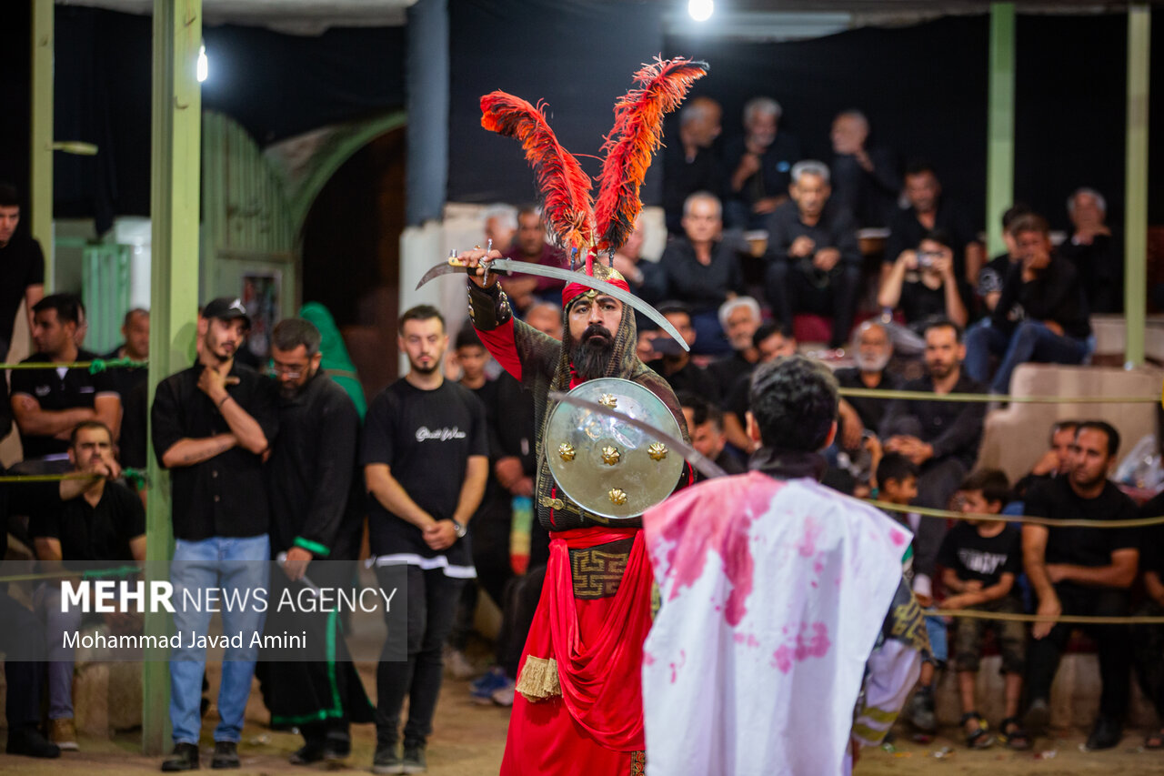 آئین کهن تعزیه خوانی در «حصار خروان»