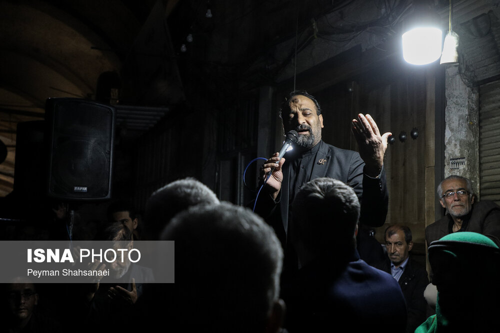 سوگواری سالروز شهادت امام علی(ع) در بازار بزرگ اصفهان