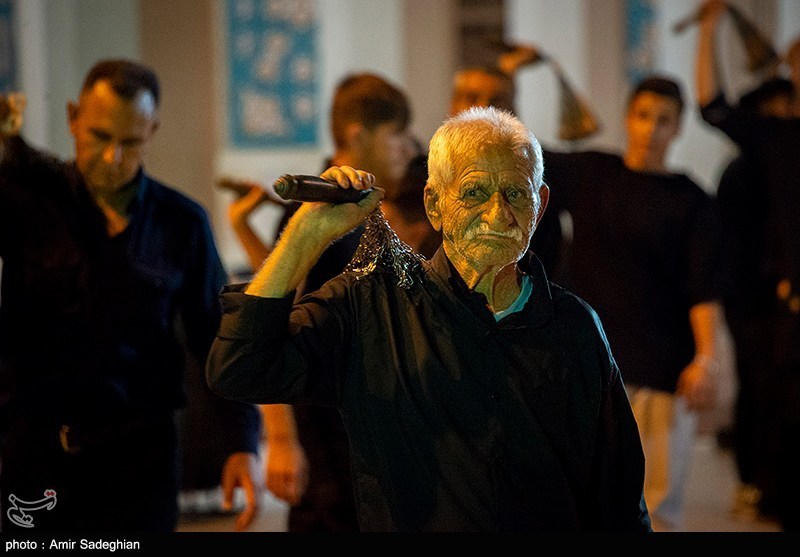 مراسم عزاداری شب هفتم محرم در حرم مطهر حضرت شاهچراغ (ع)