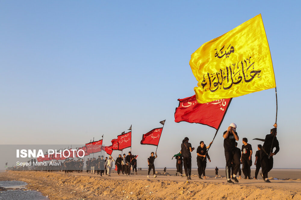 آغاز پیاده روی زائران اربعین از مسیر «رأس‌البیشه» عراق