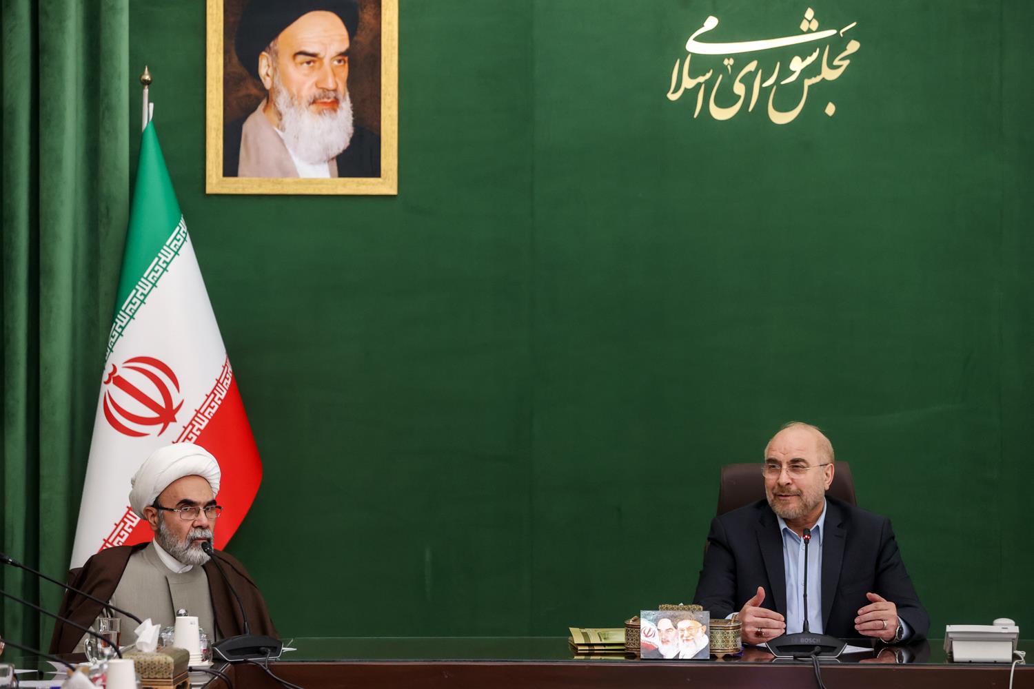 دیدار رئیس و اعضای شورای هماهنگی تبلیغات اسلامی با قالیباف