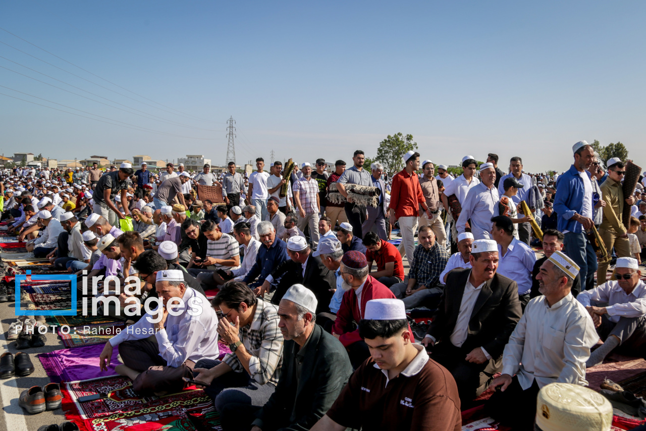 نماز عید «قربان» در بندر ترکمن