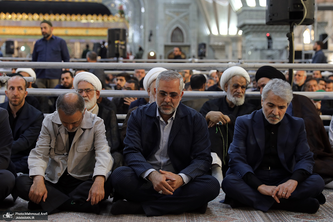 حضور شخصیت های سیاسی و لشکری در سالگرد ارتحال امام 