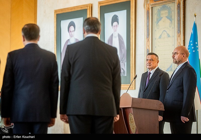  دیدار رئیس مجلس قانونگذاری ازبکستان با قالیباف