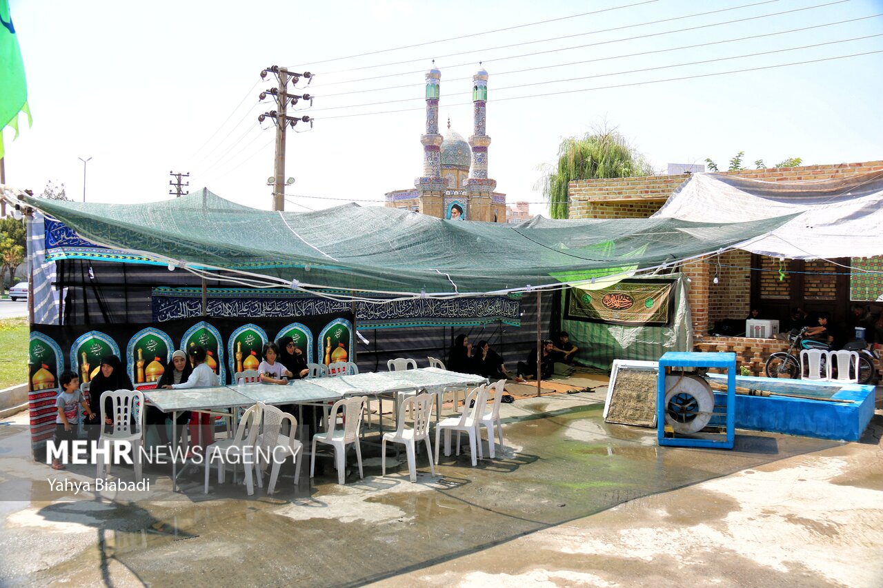 مواکب اربعین در کرمانشاه