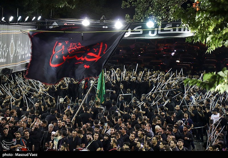 مراسم عزاداری شاه حسین گویان تبریز
