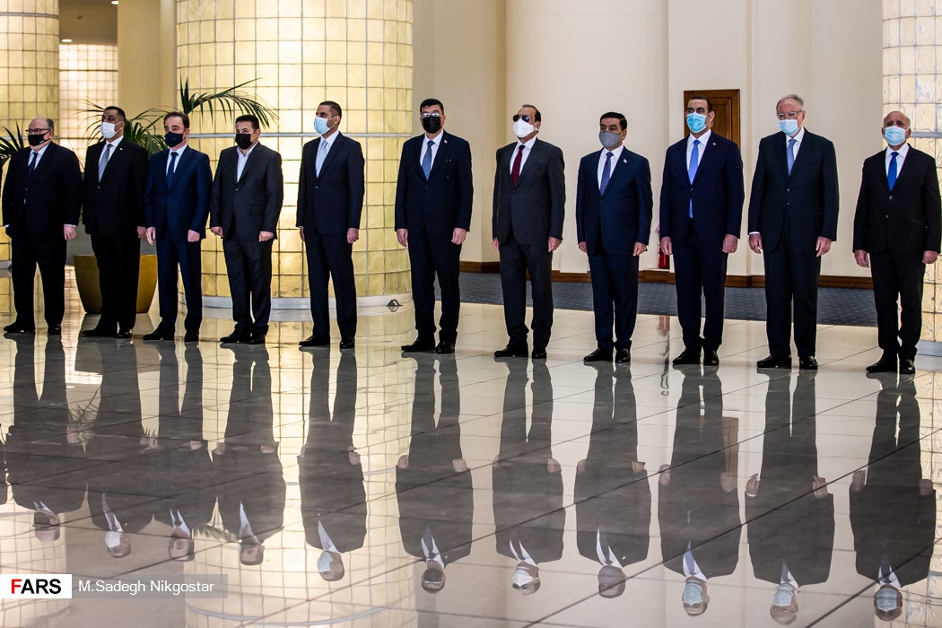 استقبال رسمی رئیس جمهور از نخست وزیر عراق