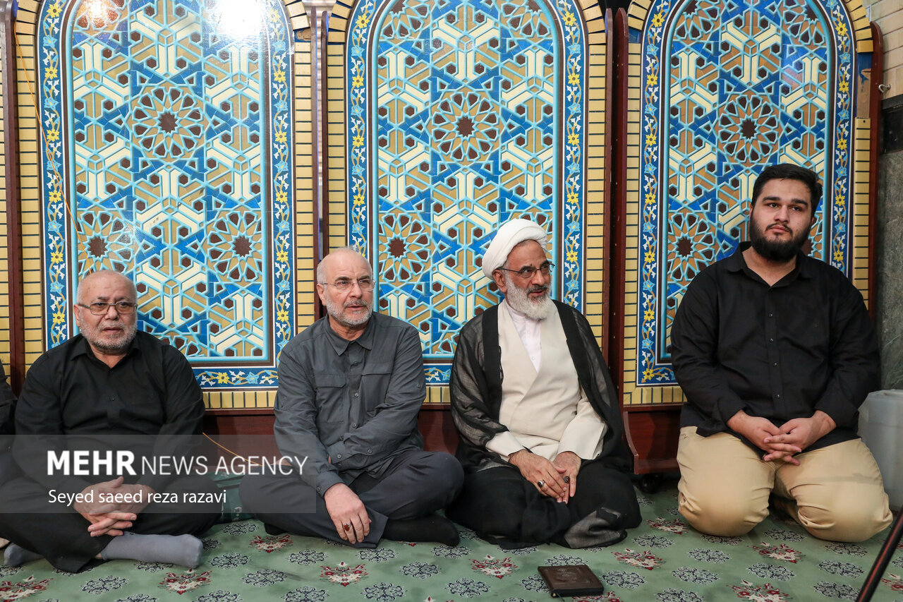 مراسم گرامیداشت اربعین شهدای هوافضای سپاه با حضور قالیباف 