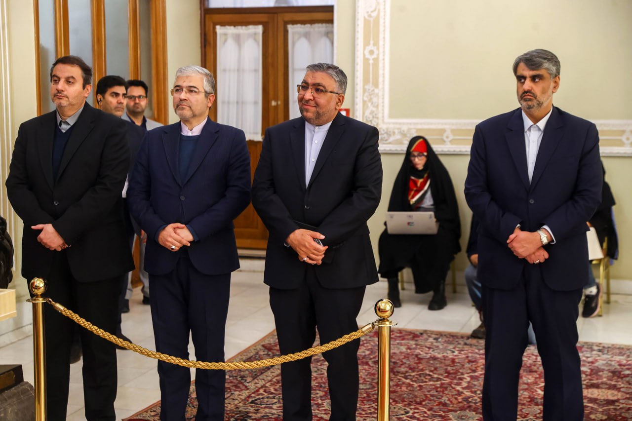 کنفرانس خبری مشترک رؤسای مجالس ایران و اتیوپی