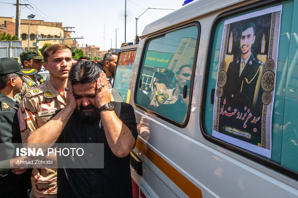 مراسم تشییع شهید فراجا - قم