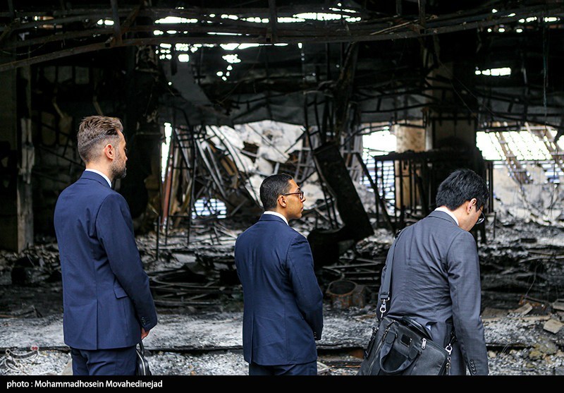 بازدید سفرا از ساختمان شیشه ای صداوسیما