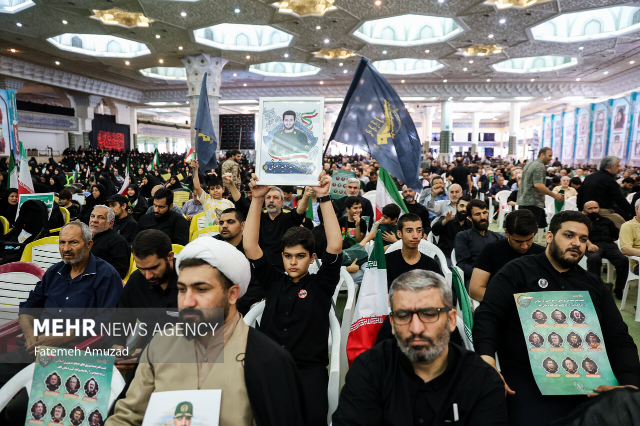 مراسم اربعین شهدای اقتدار ایران
