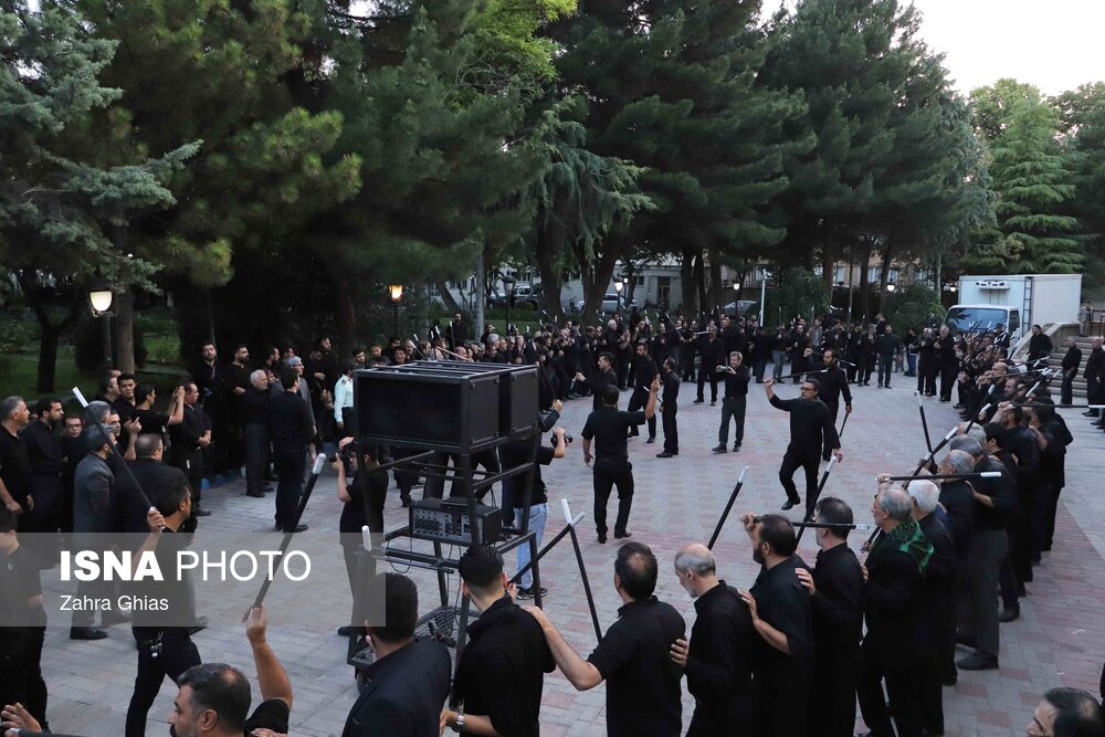 مراسم عزاداری تاسوعای حسینی با حضور رییس جمهور - تبریز