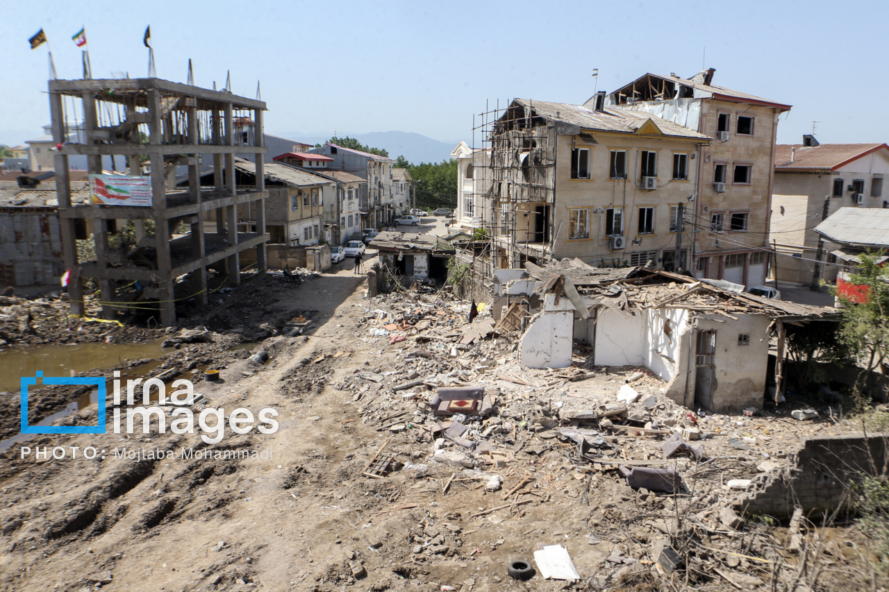 محل حمله رژیم صهیونیستی در آستانه اشرفیه