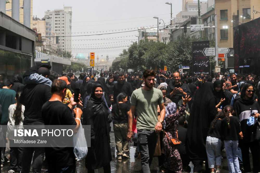مراسم عزاداری تاسوعای حسینی مشهد