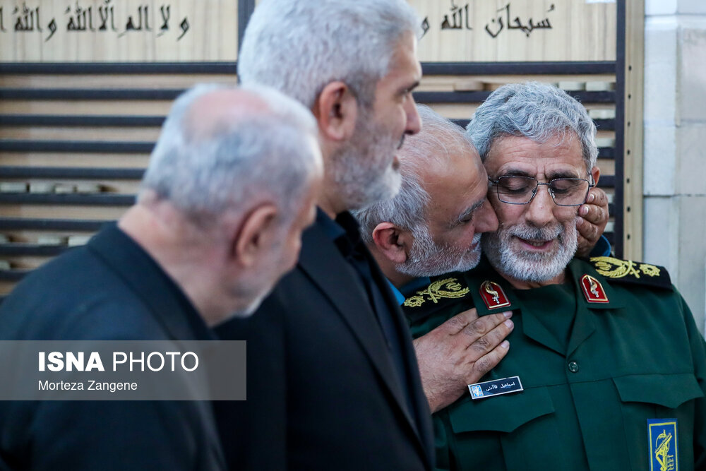 مراسم اولین سالگرد شهادت سردار زاهدی و همراهان