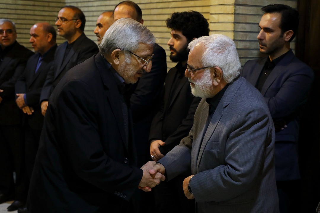 حضور قالیباف در مراسم ختم همسر رئیس کمیته امداد امام(ره)