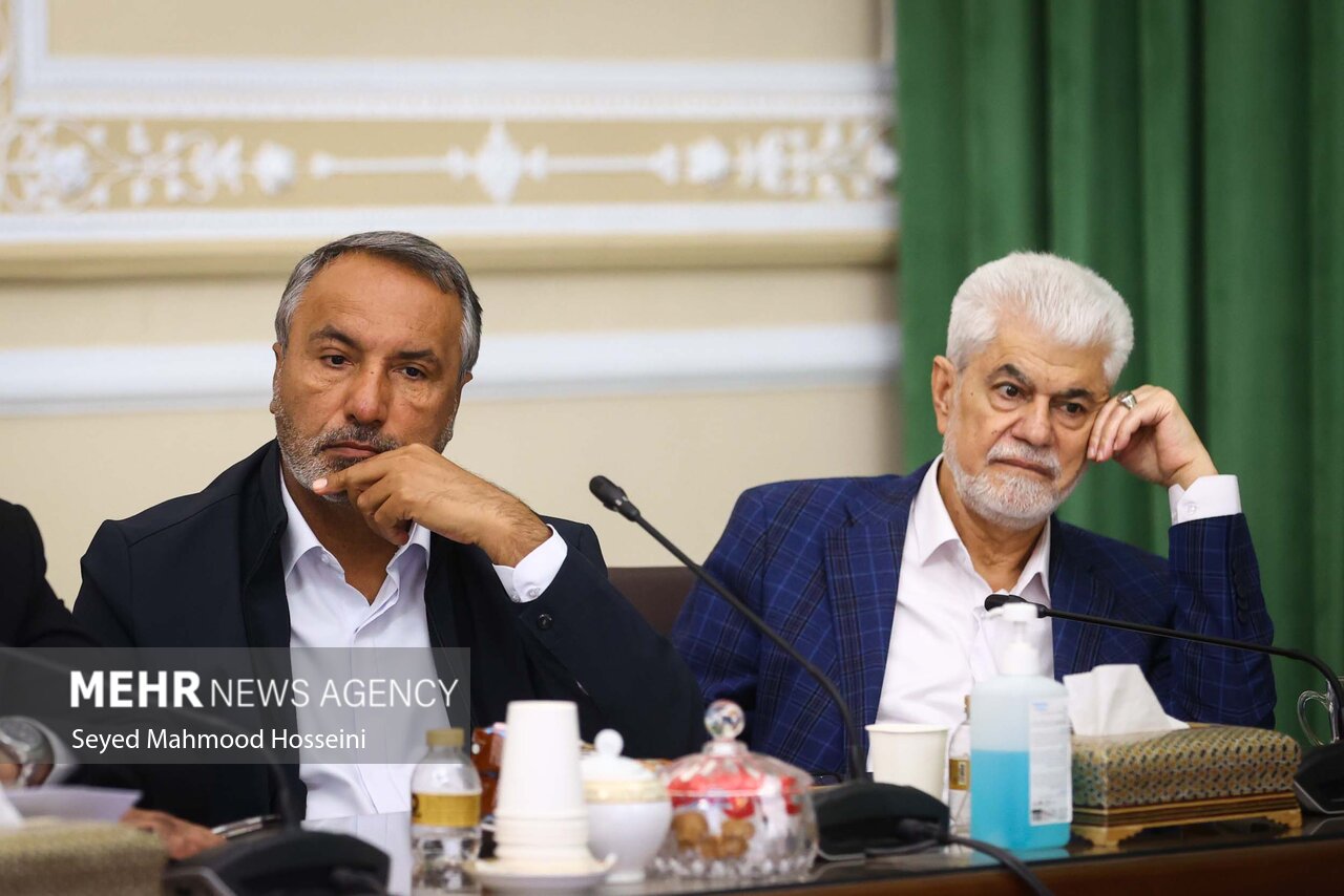 نشست شورای هماهنگی مجلس با حضور قالیباف