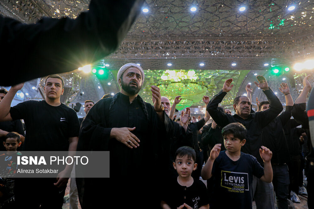 عزاداری شب پنجم محرم - حرم شاه عبدالعظیم (ع)