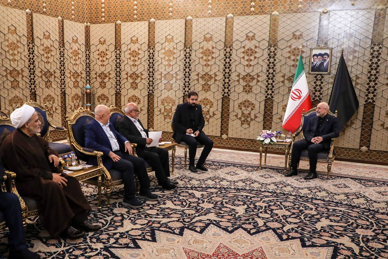 دیدار عضو ارشد جنبش امل لبنان با قالیباف
