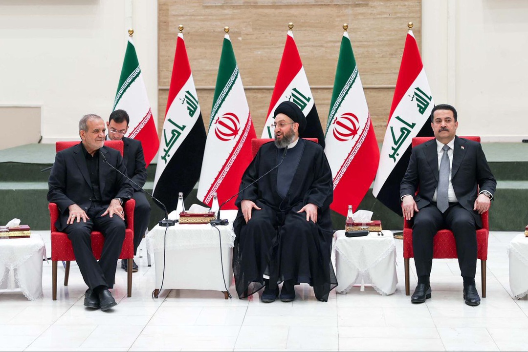 نشست رهبران گروه‌های شیعه عراق با پزشکیان 