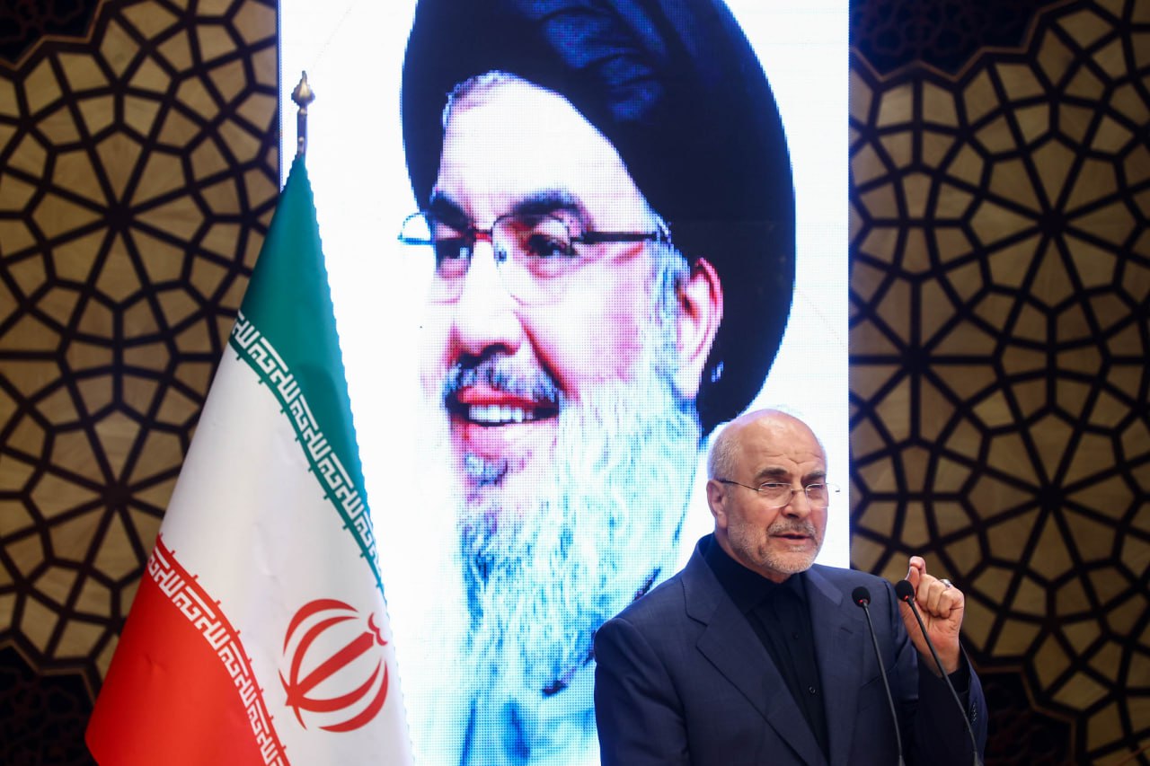 سالگرد شهادت دبیران کل حزب الله لبنان با حضور قالیباف 