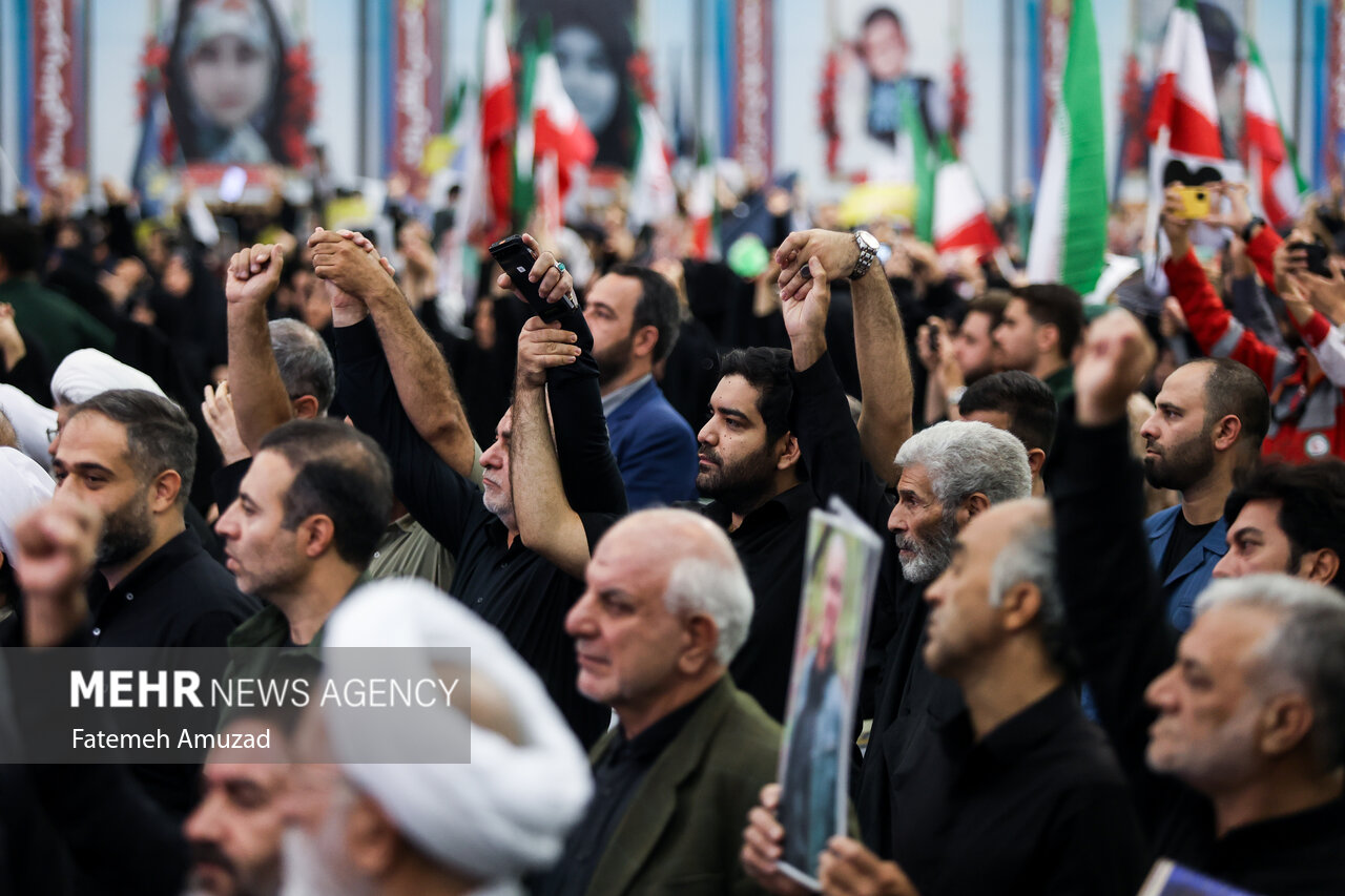 مراسم اربعین شهدای اقتدار ایران