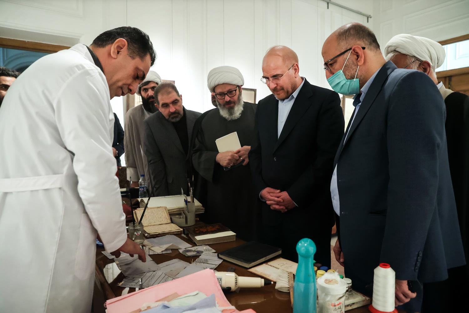 قالیباف در آیین رونمایی از تازه‌های نشر کتابخانه مجلس