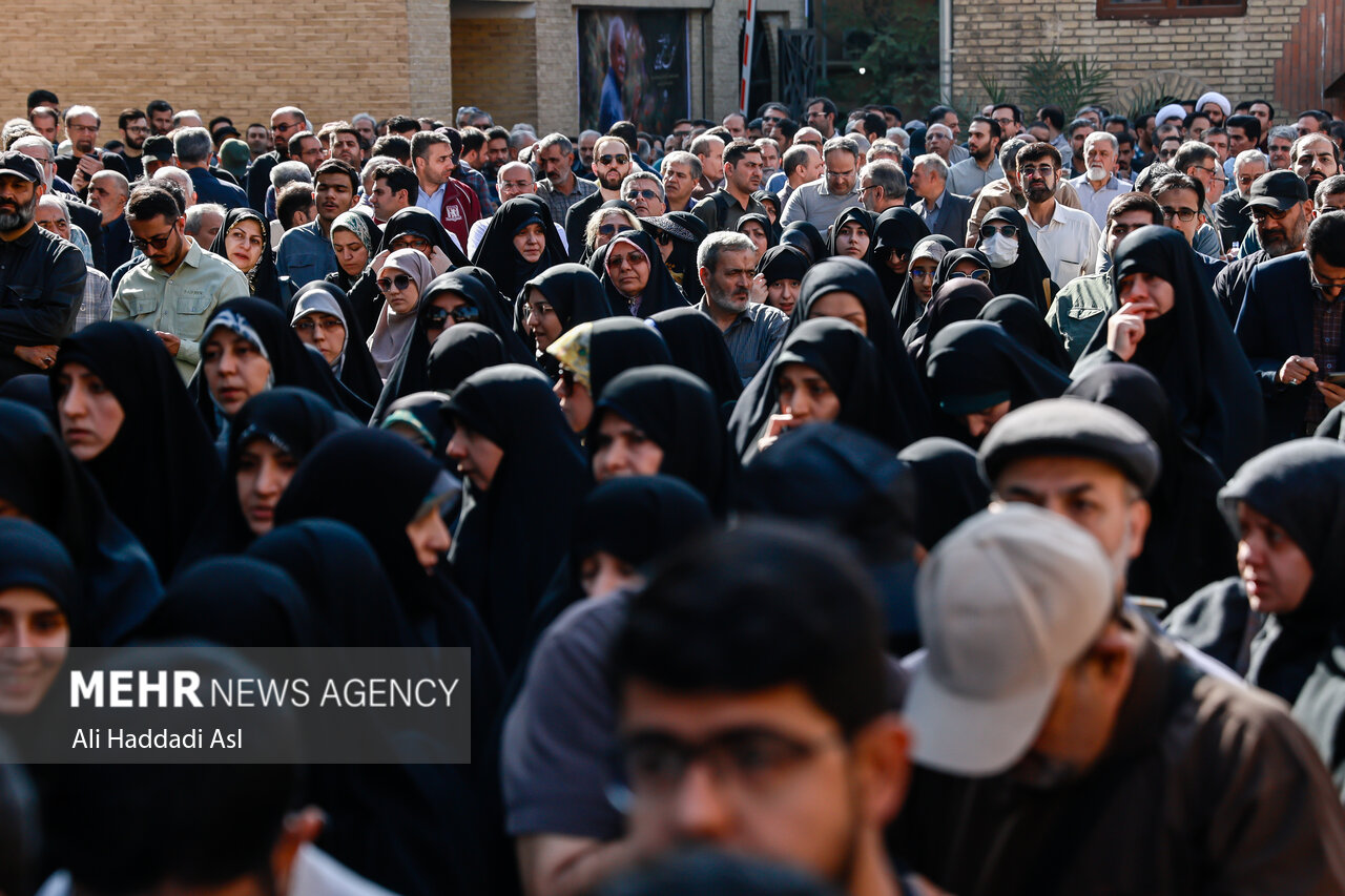 مراسم تشییع پیکر محمد کاسبی