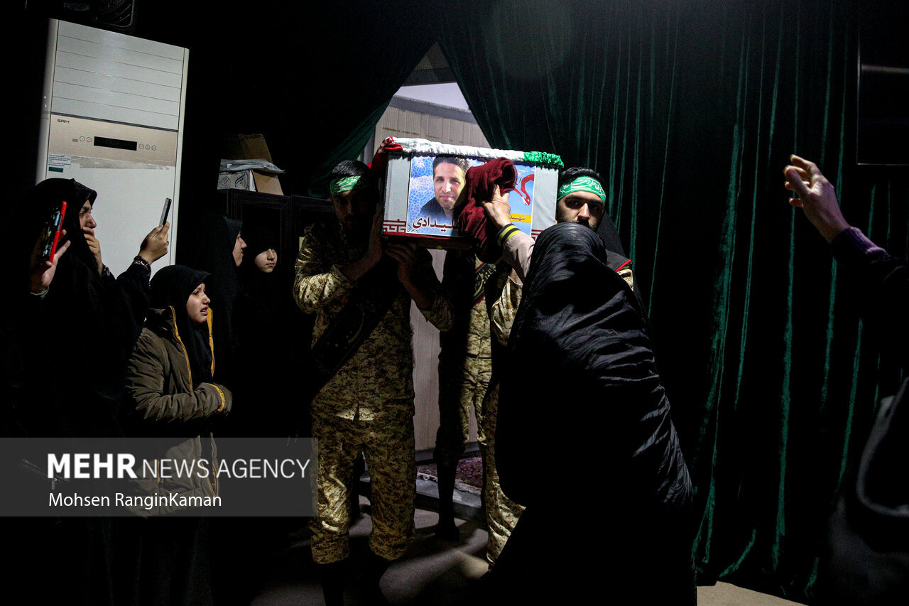 آیین وداع با پیکر مطهر شهیدالقدس