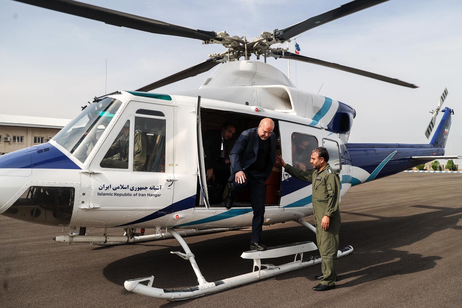 استقبال رسمی از قالیباف در بدو ورود به شهرستان منجیل