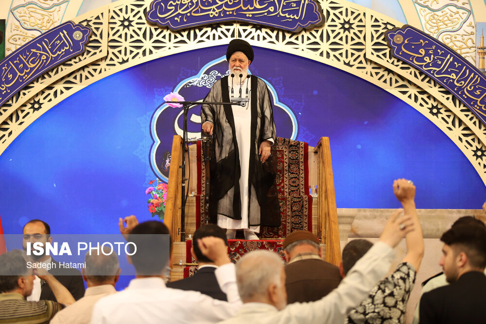 نماز عید سعید قربان در حرم مطهر رضوی