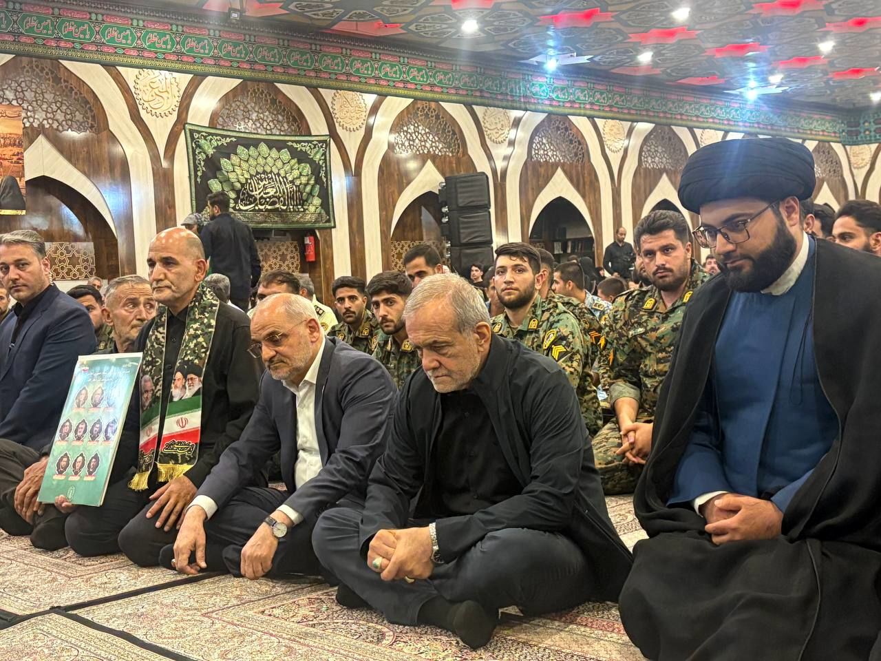 حضور رئیس‌جمهور در آیین گرامیداشت شهدای اقتدار و امنیت پلیس در جنگ تحمیلی رژیم صهیونیستی +عکس