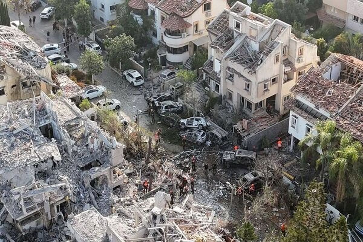 منابع صهیونیست: سر انفجاری موشک ایرانی بیش از ۳۰۰ کیلو بوده است