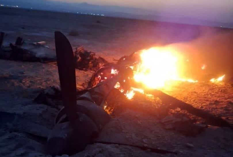  تصاویر پهپاد سرنگون‌شده در شهرستان خورموج بوشهر