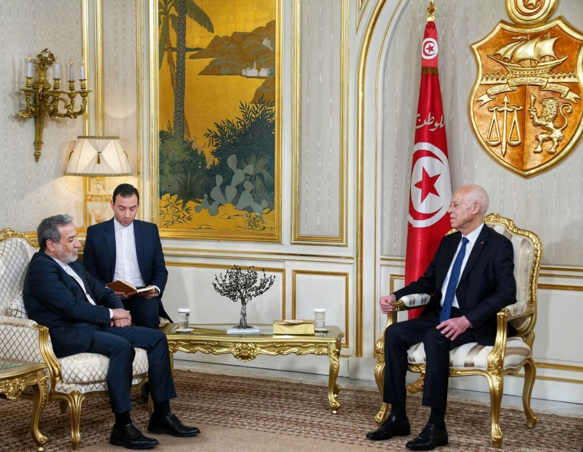 در دیدار عراقچی با رئیس‌جمهور تونس چه گذشت؟
