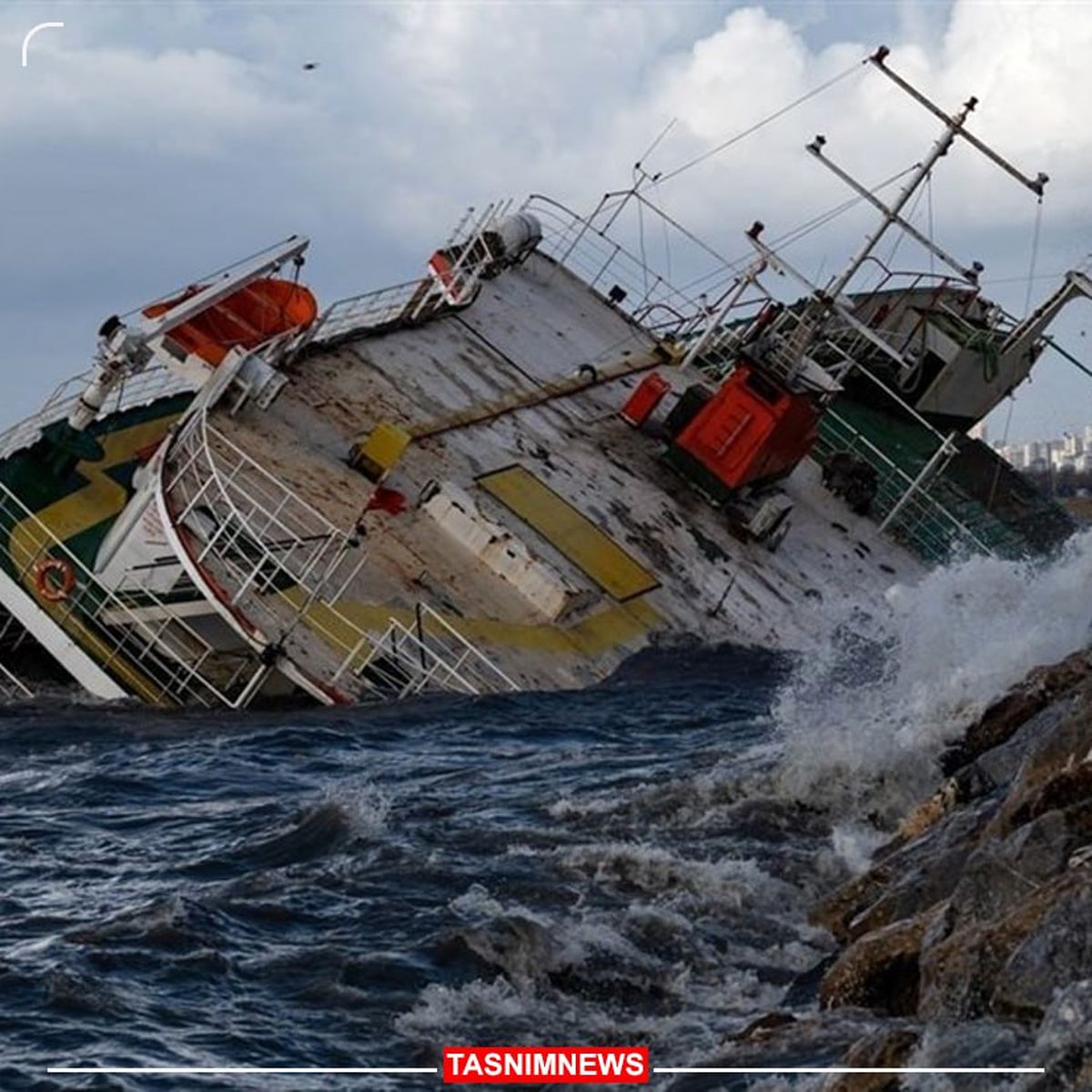 کشتی باری ترکیه در دریای سیاه غرق شد